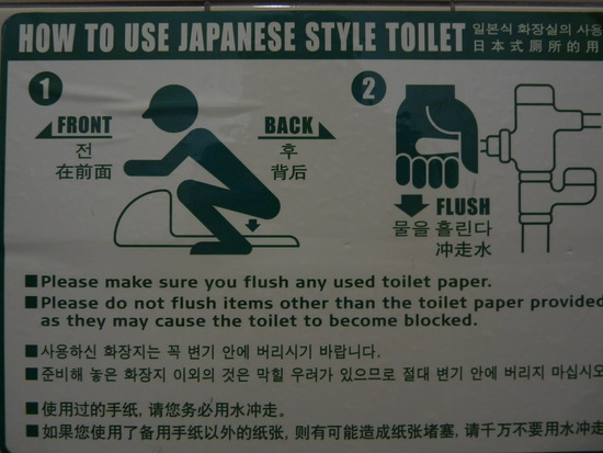 How to Use a Japanese Toilet - An easy infographic guide